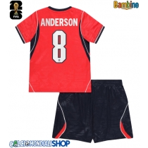 Maglie da calcio Inghilterra Elliot Anderson #8 Seconda Maglia Bambino Mondiali 2026  Manica Corta + Pantaloni corti)